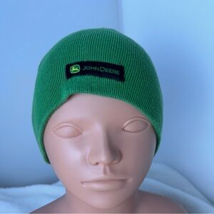 John Deere Beanie 2 Piece Bundle Green & Brown OS